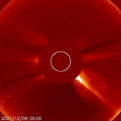 Image of solar wind