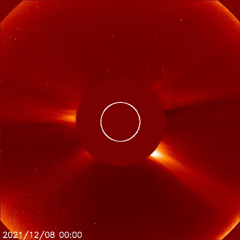 Image of solar wind