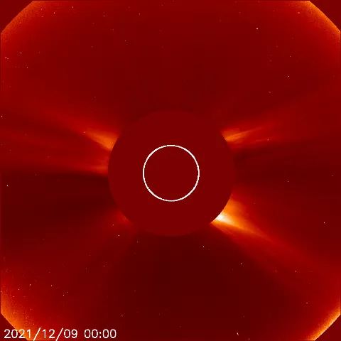 Image of solar wind