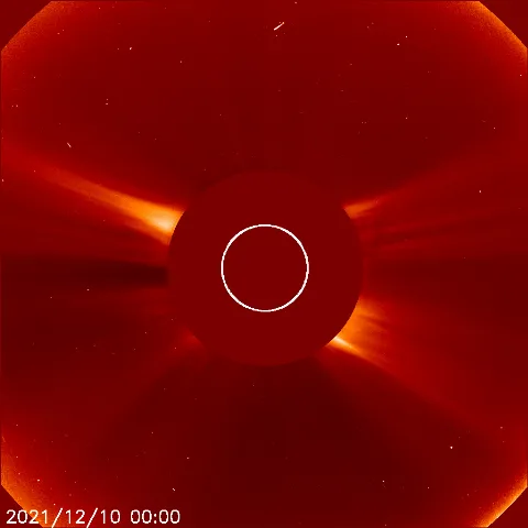 Image of solar wind