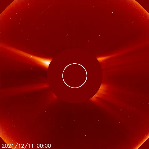 Image of solar wind