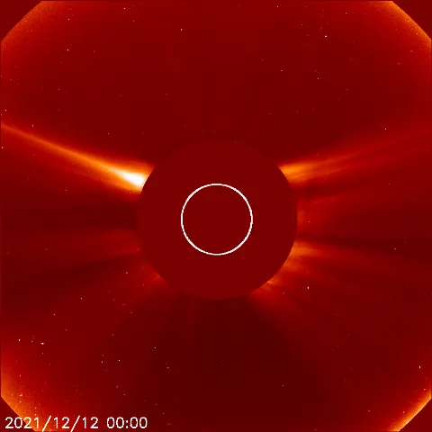 Image of solar wind