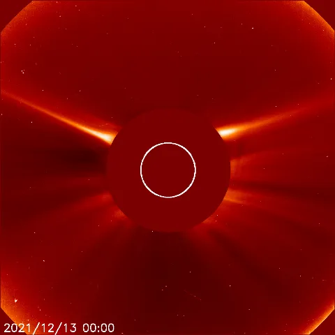 Image of solar wind