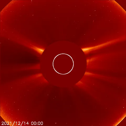 Image of solar wind