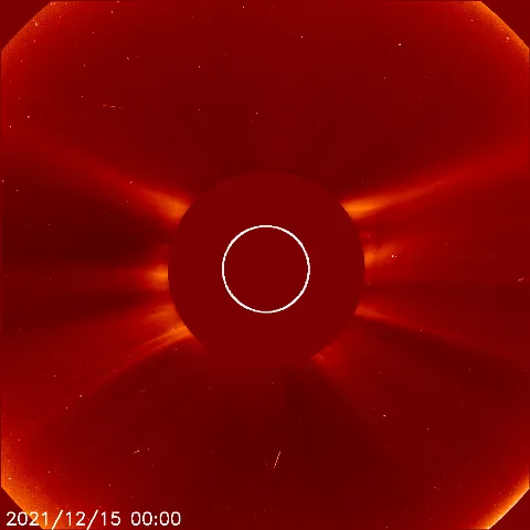 Image of solar wind