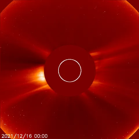 Image of solar wind