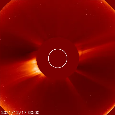 Image of solar wind