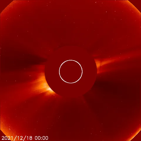 Image of solar wind