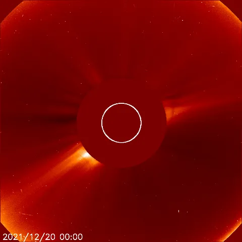 Image of solar wind