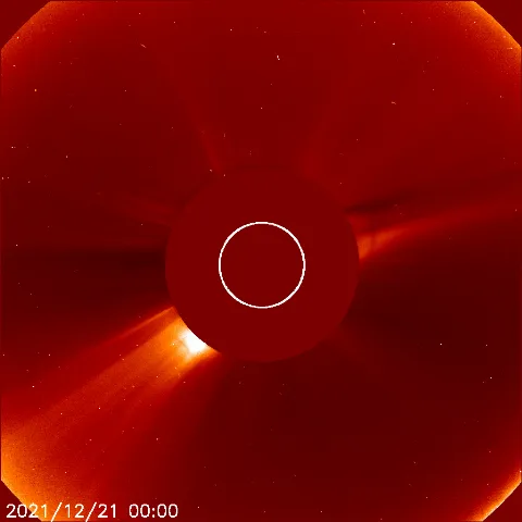 Image of solar wind