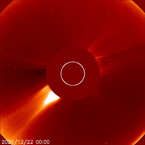 Image of solar wind