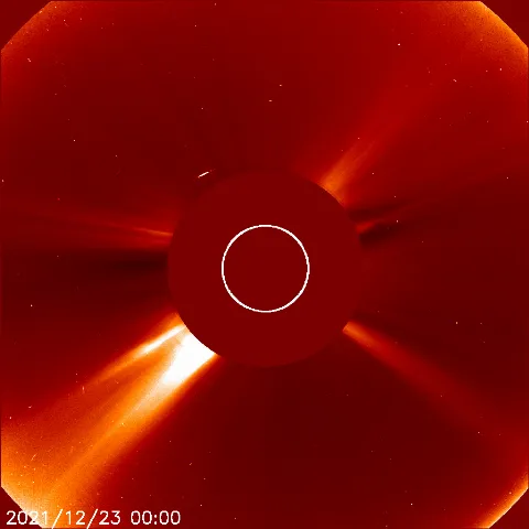 Image of solar wind