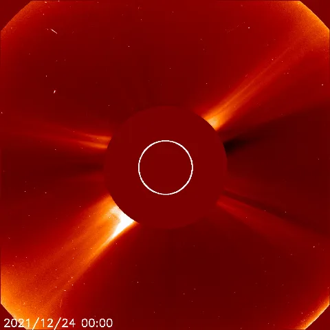 Image of solar wind