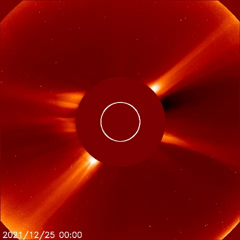 Image of solar wind