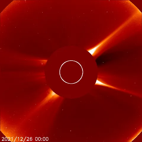 Image of solar wind