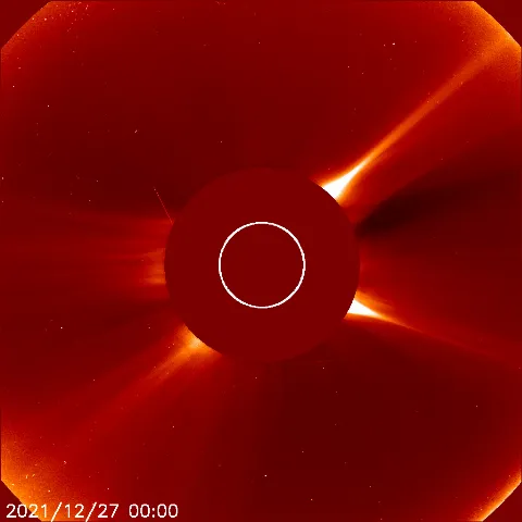 Image of solar wind