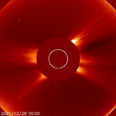 Image of solar wind