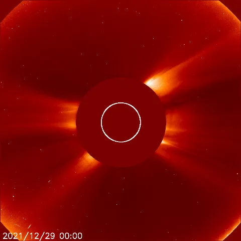 Image of solar wind