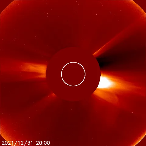 Image of solar wind