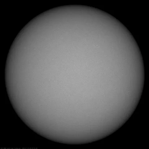 Image of Sun's photosphere