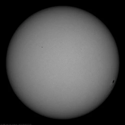 Image of Sun's photosphere