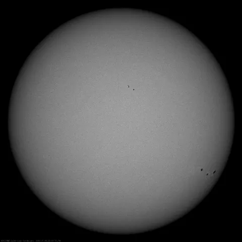 Image of Sun's photosphere