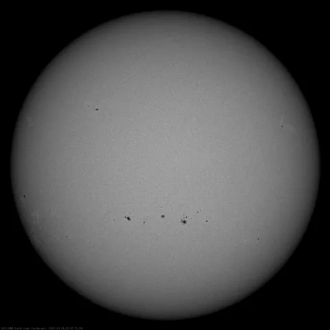 Image of Sun's photosphere