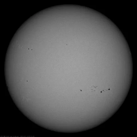 Image of Sun's photosphere