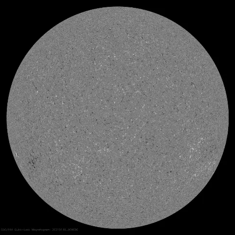 Image of Sun's magnetic field