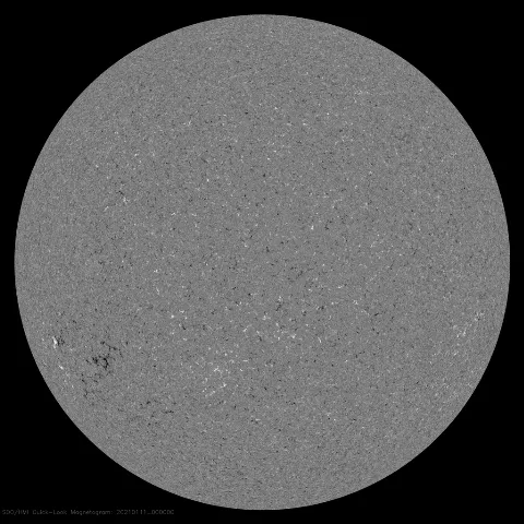 Image of Sun's magnetic field