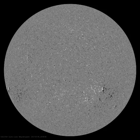 Image of Sun's magnetic field