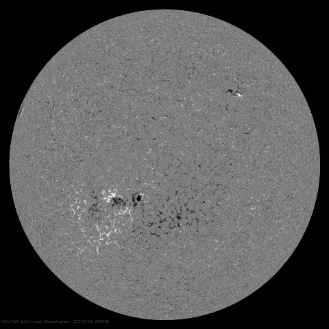 Image of Sun's magnetic field