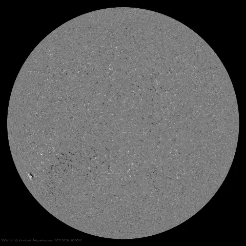 Image of Sun's magnetic field