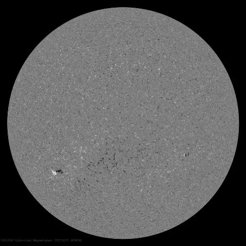 Image of Sun's magnetic field