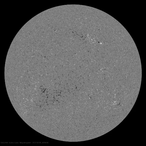 Image of Sun's magnetic field