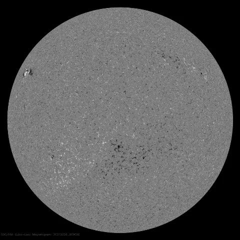 Image of Sun's magnetic field