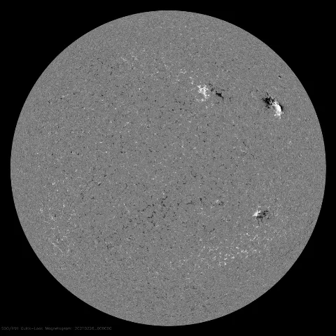 Image of Sun's magnetic field