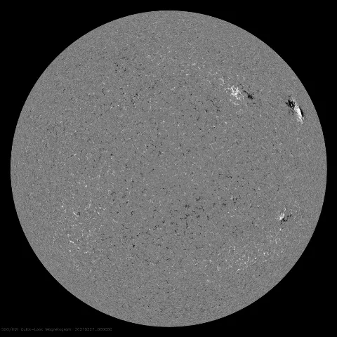 Image of Sun's magnetic field