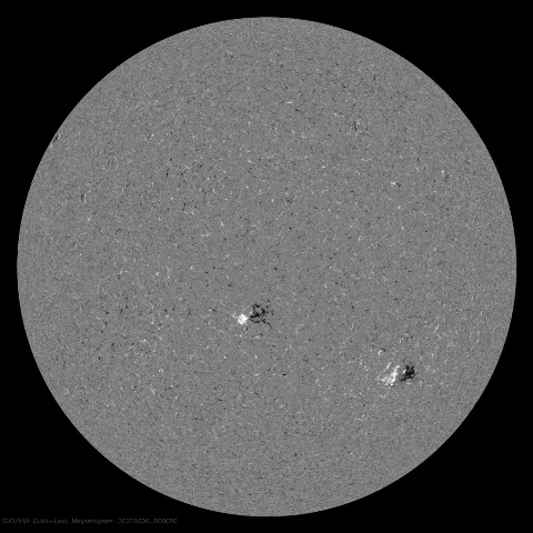 Image of Sun's magnetic field