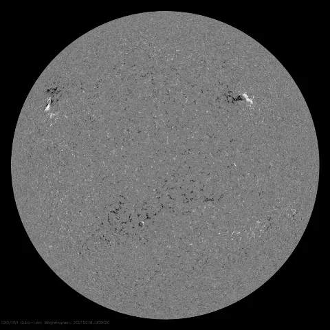 Image of Sun's magnetic field