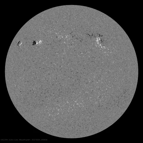 Image of Sun's magnetic field