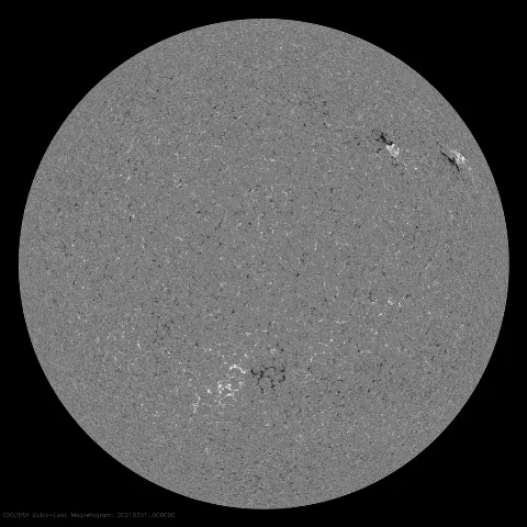 Image of Sun's magnetic field