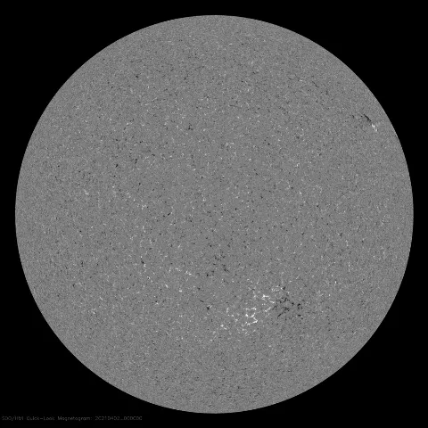 Image of Sun's magnetic field