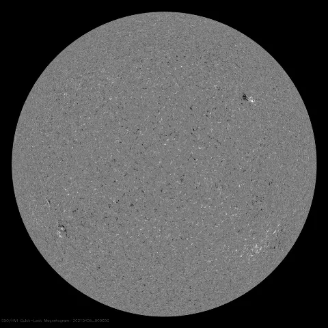 Image of Sun's magnetic field