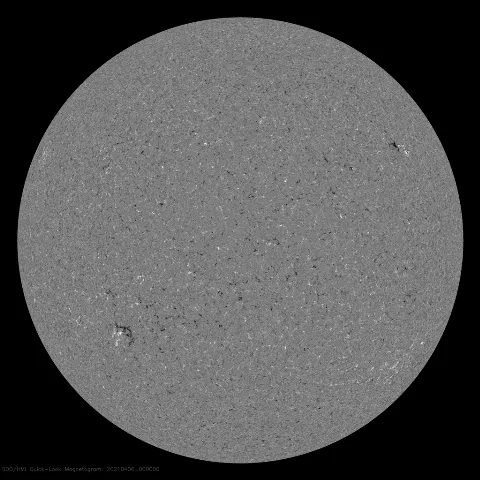 Image of Sun's magnetic field