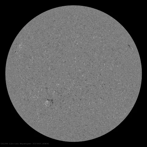 Image of Sun's magnetic field