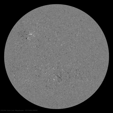 Image of Sun's magnetic field