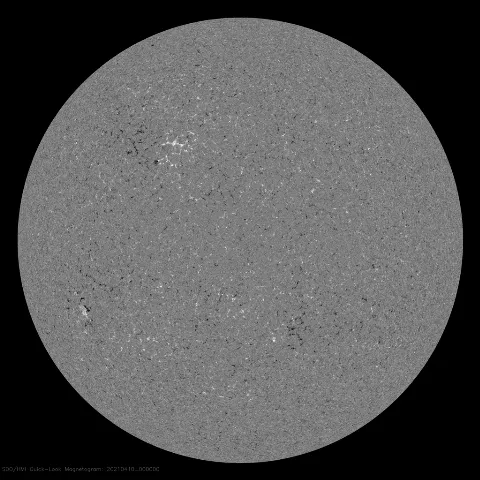 Image of Sun's magnetic field