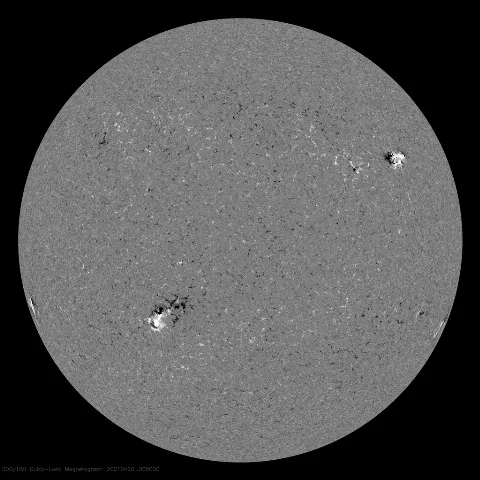 Image of Sun's magnetic field