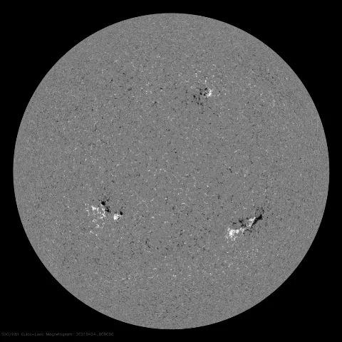 Image of Sun's magnetic field